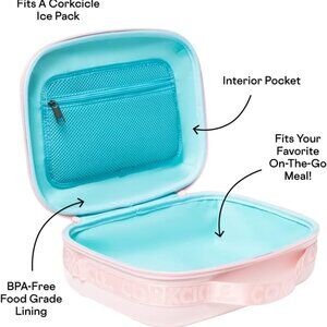 Corkcicle Lunchpod Insulated Lunch Bag, Pink Neoprene